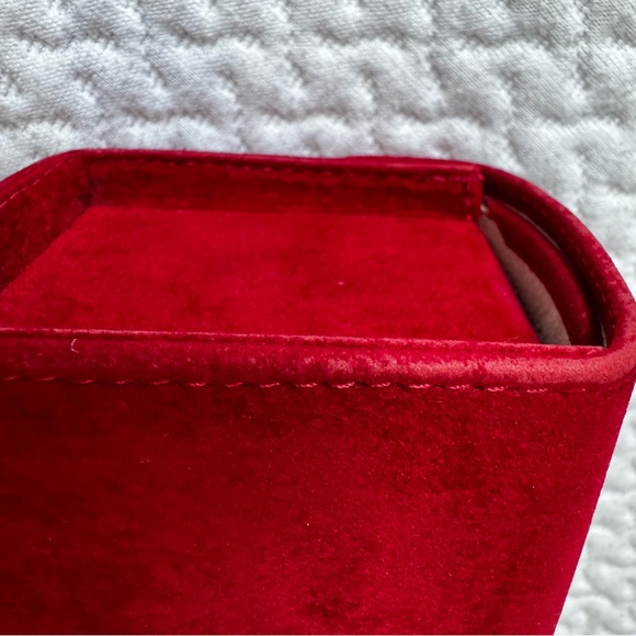 Cartier Red Suede Jewelry Box - Picture 3 of 6